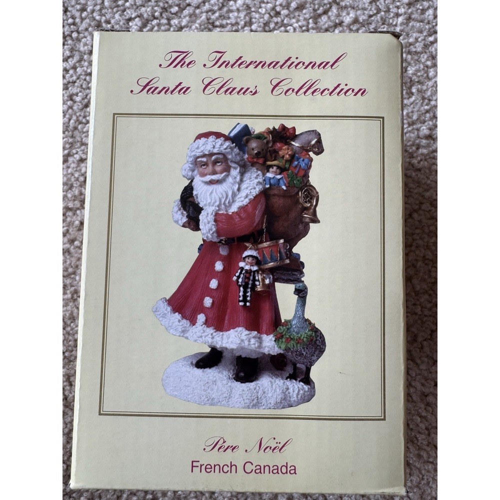 International Santa Claus Collection Pere Noel French Canada New In Box